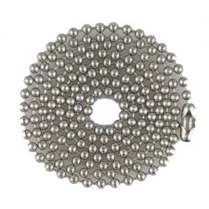 SUPPLY DEPOT MILSPEC 5.5" Stainless Ball Chain, bag of 100